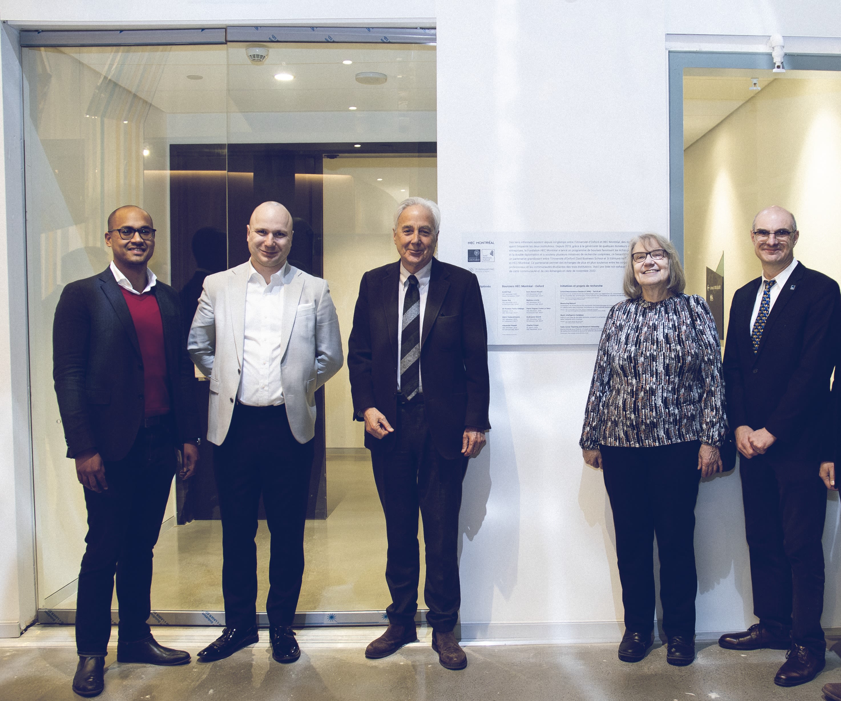 The Dean with Jean Chagnon